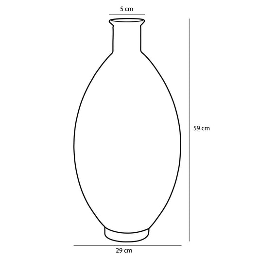 Decoratieve Fles Firenza Lichtroze