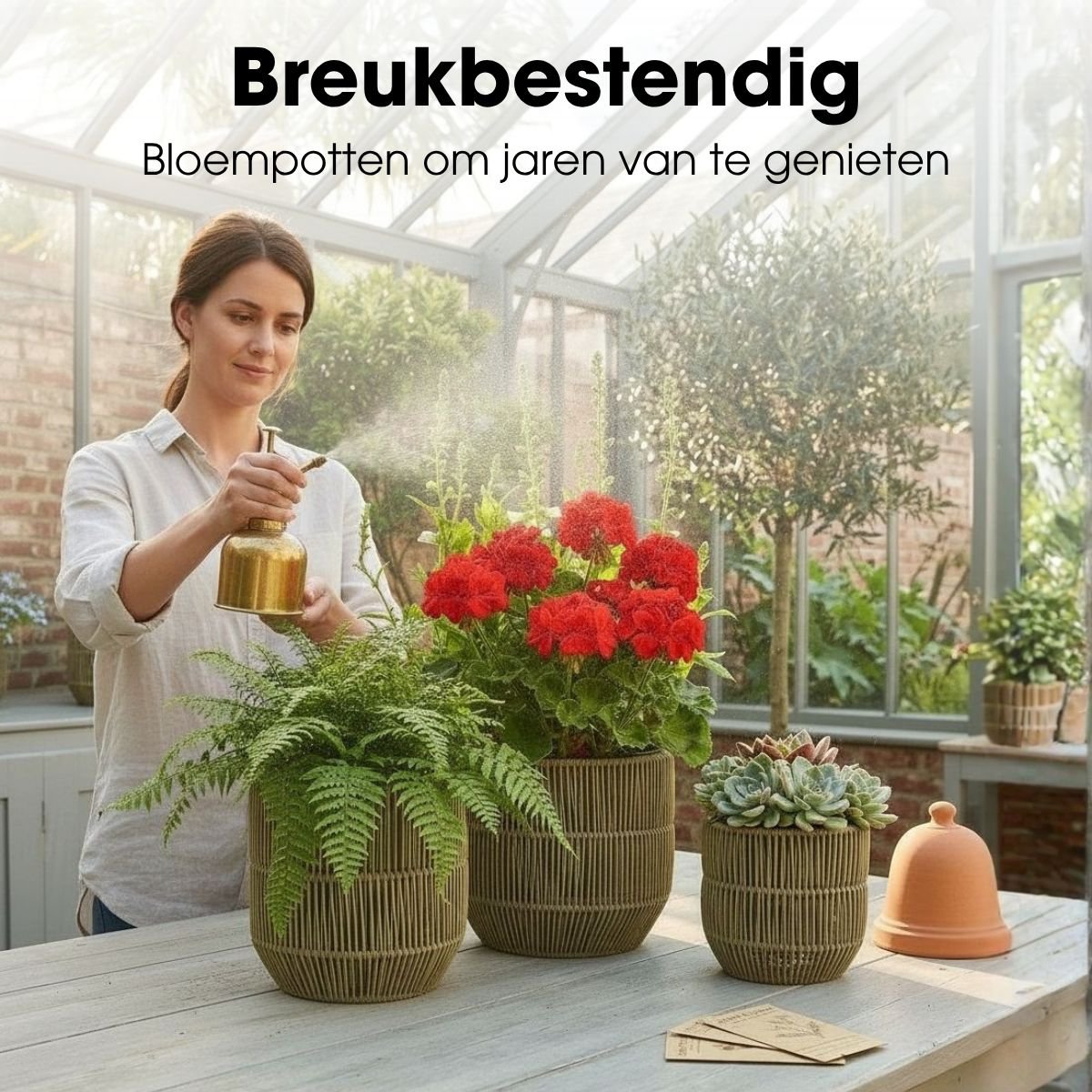 Bloempot Buiten Peta Groen
