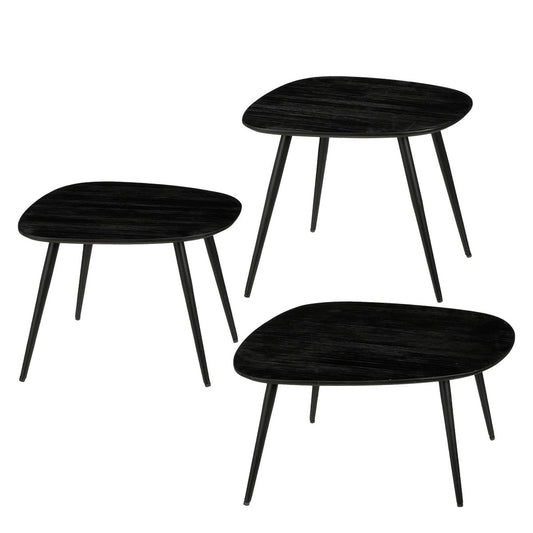 Bijzettafel Jailey Zwart