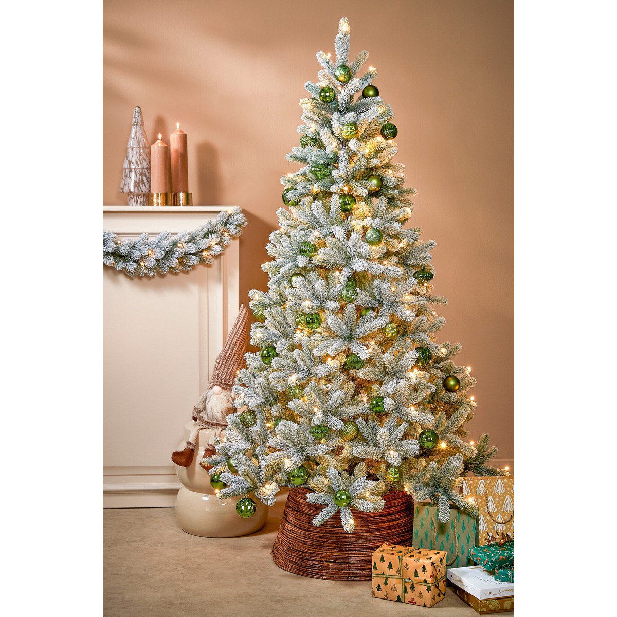 Kerstbal Unbreakable Baubles Donkergroen