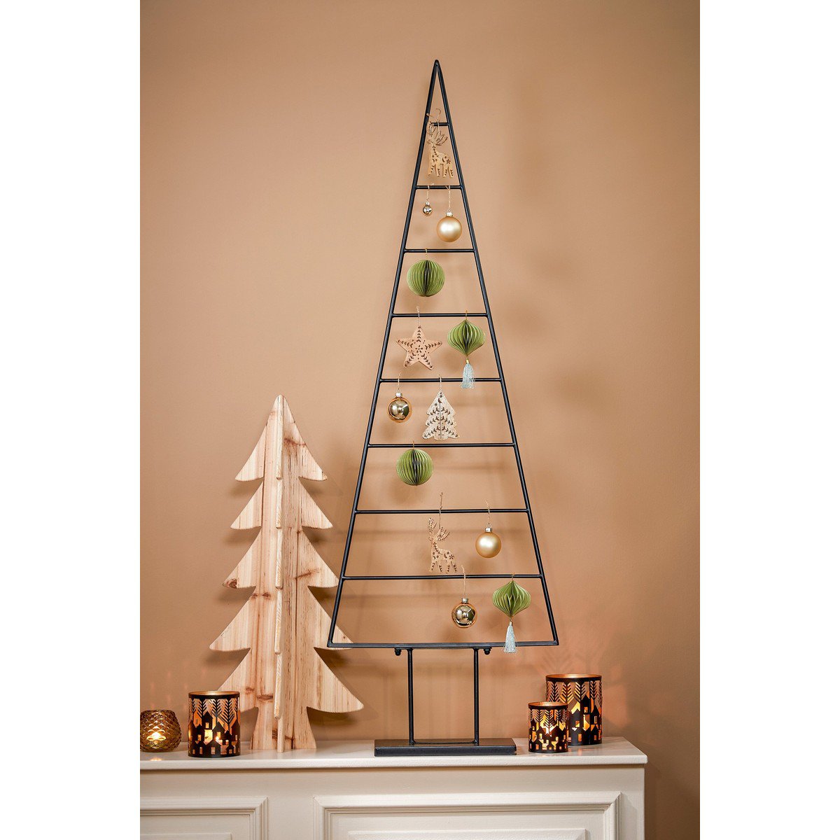 Decoratieve Kerstboom Bruin