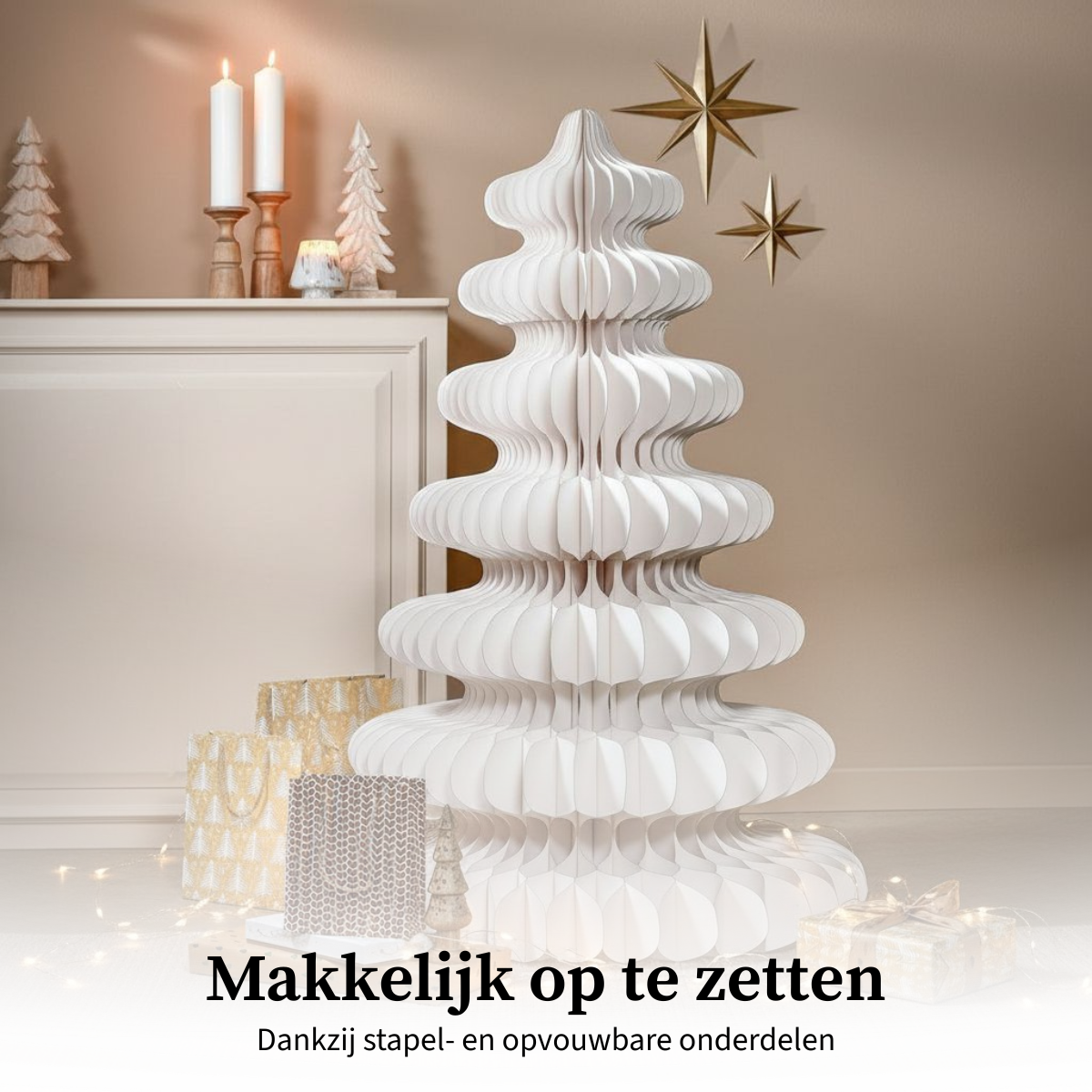 Decoratieve Kerstboom Wit