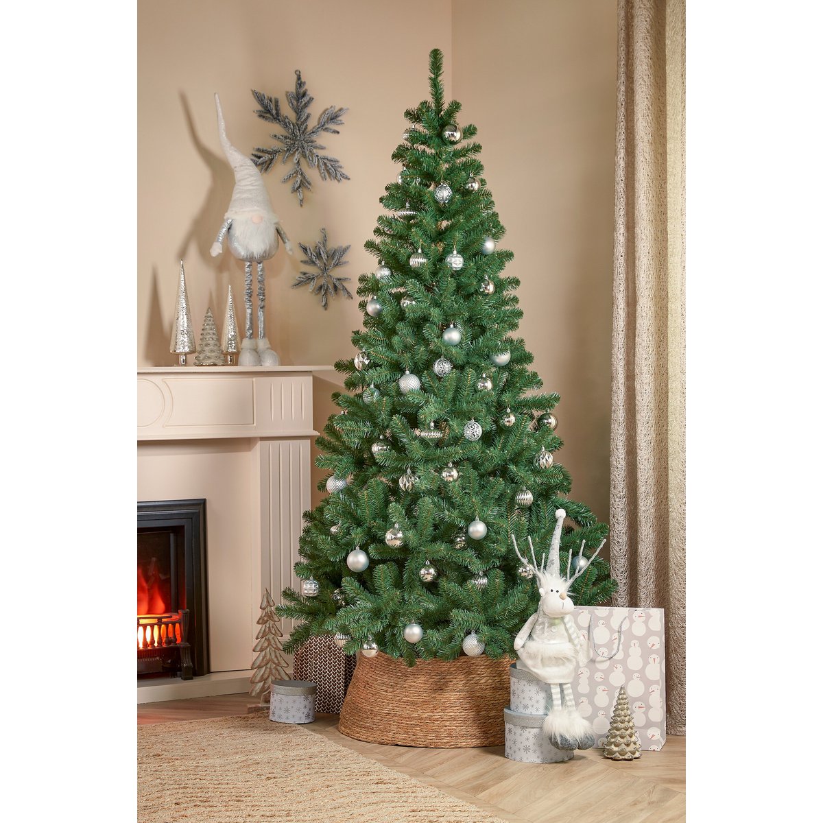 Kerstbal Unbreakable Baubles Zilver