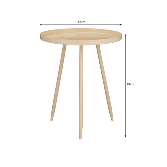 Bijzettafel Flores Beige