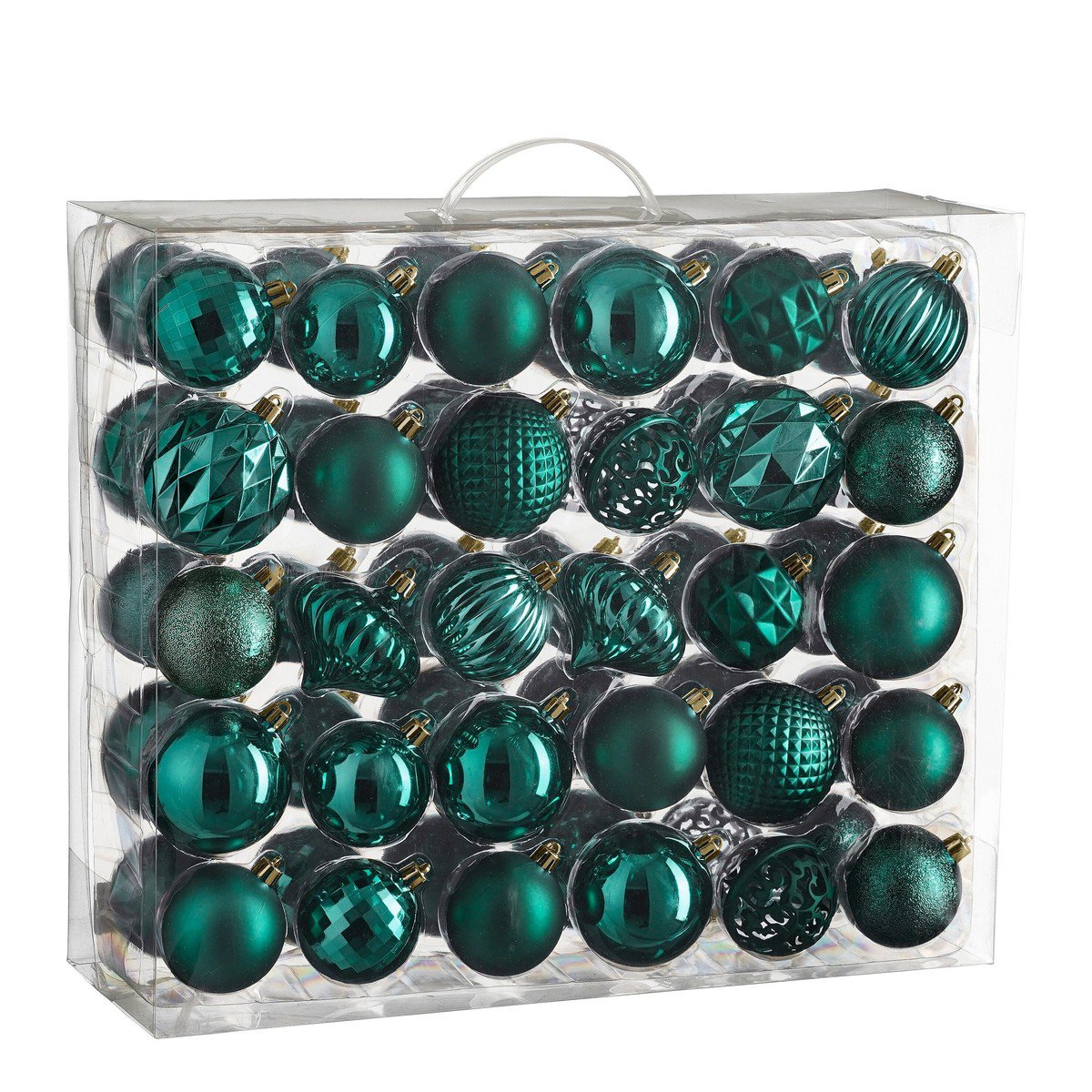 Kerstbal Unbreakable Baubles Donkergroen