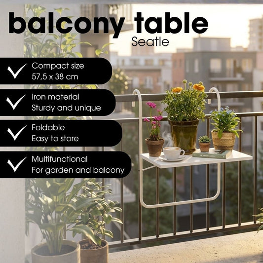 Tafel Seatle Wit