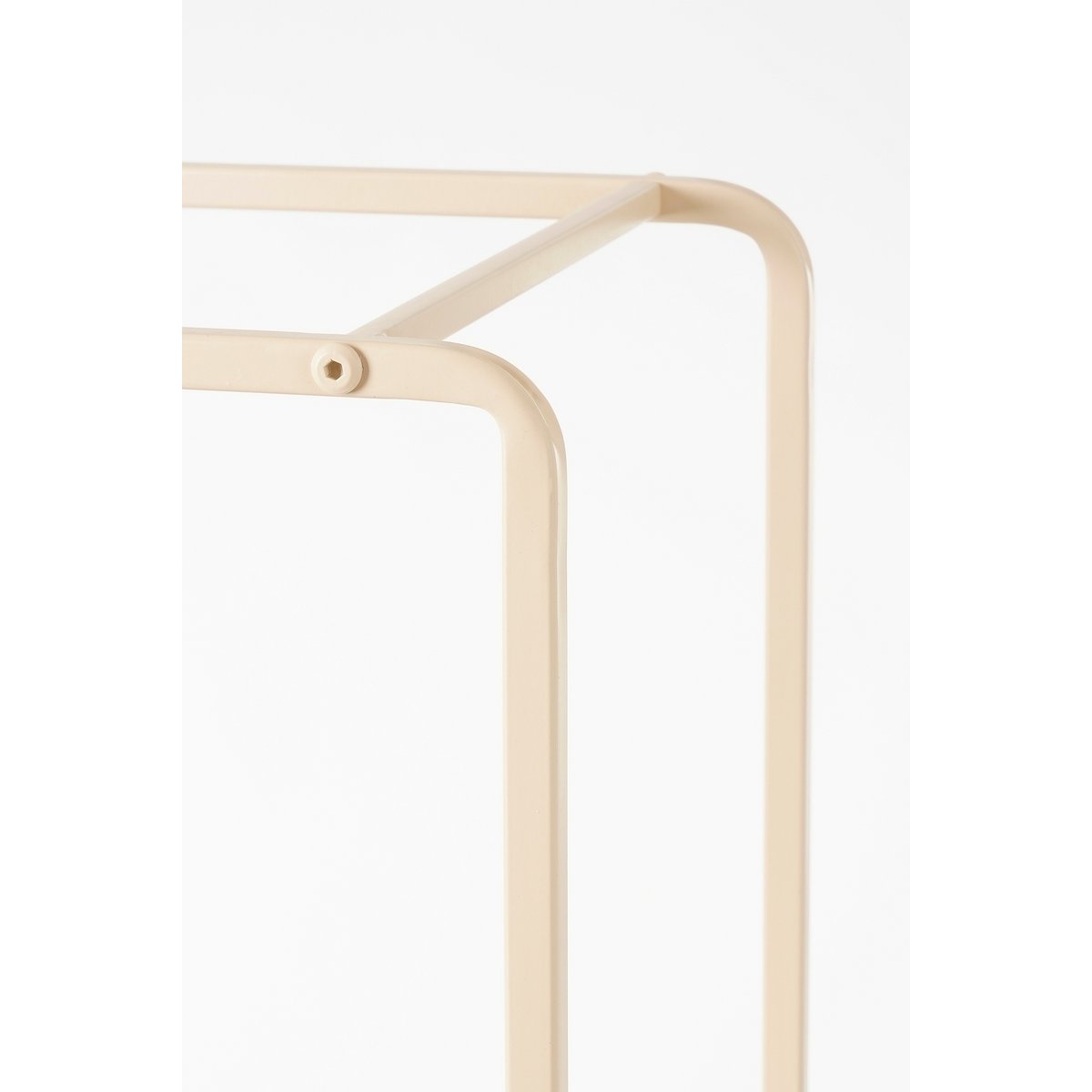 Jules Open kast - L76 x B30 x H178 cm - Metaal - Lichtbruin