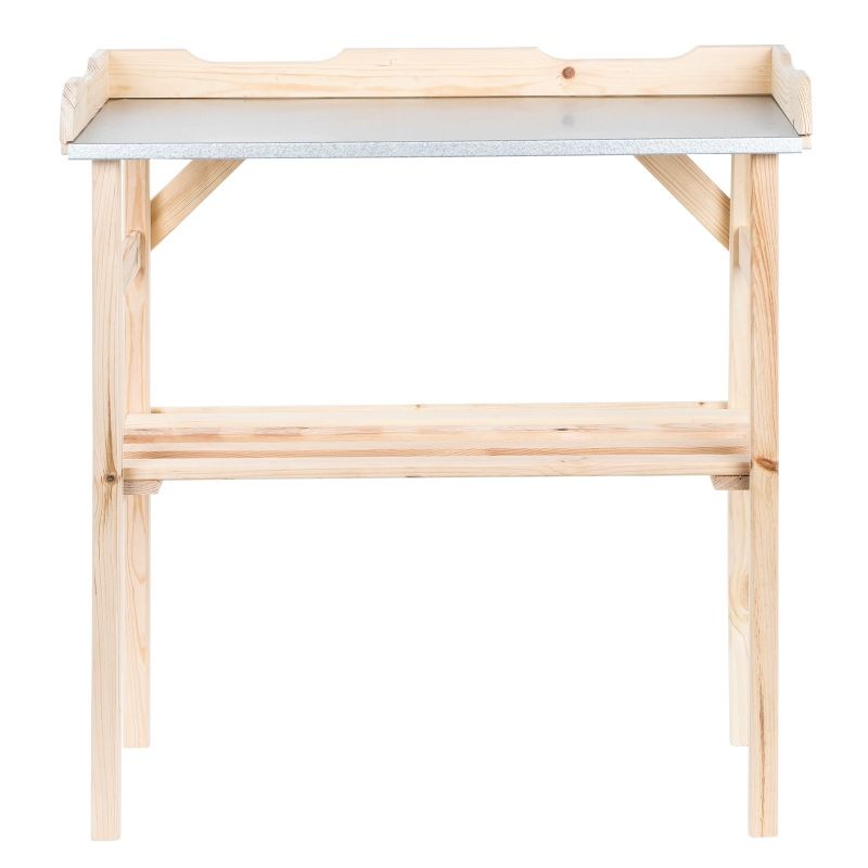 Houten Oppottafel - 78 X 37 X 82 Cm