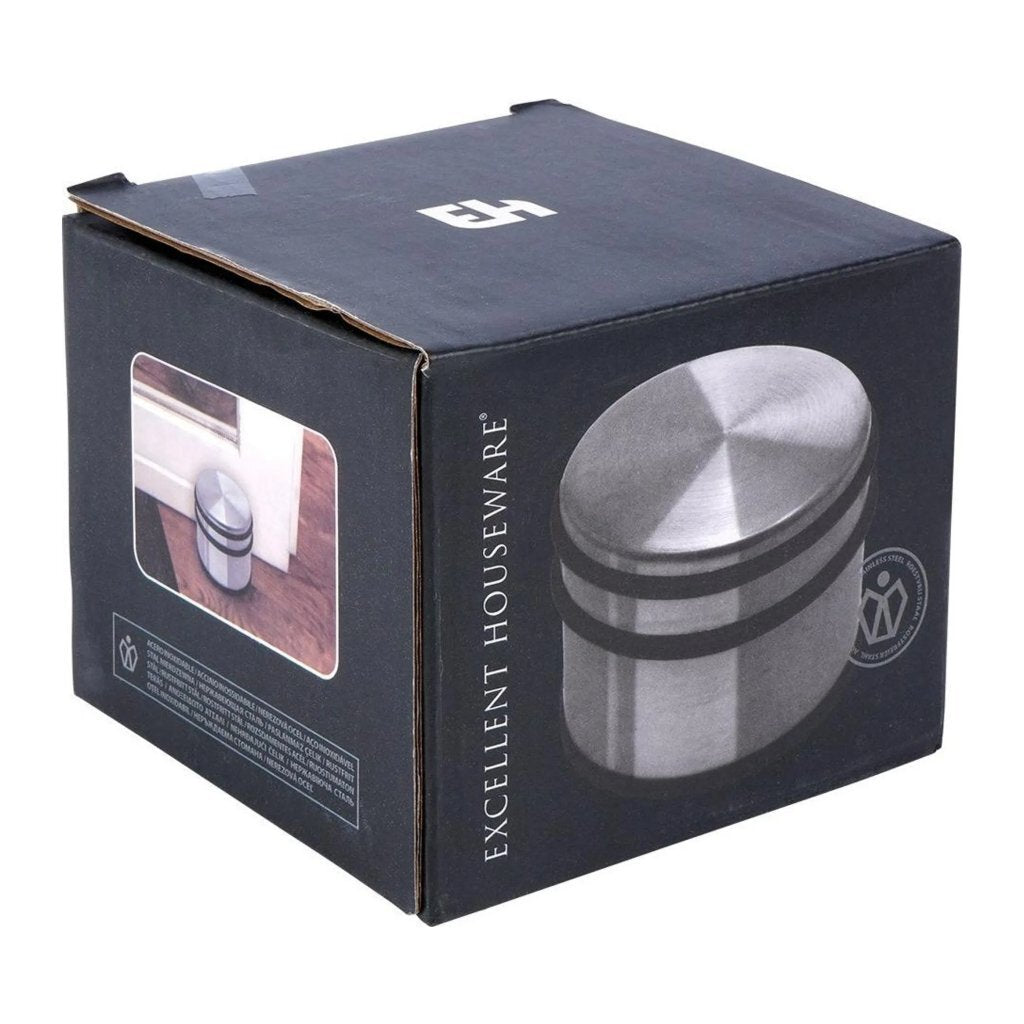 Excellent Houseware Deurstopper 9X7.5 Cm Rvs