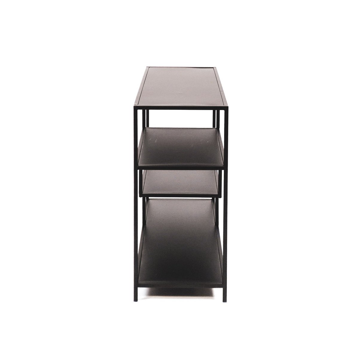 Kast - Metaal - Zwart - 100x35x75cm