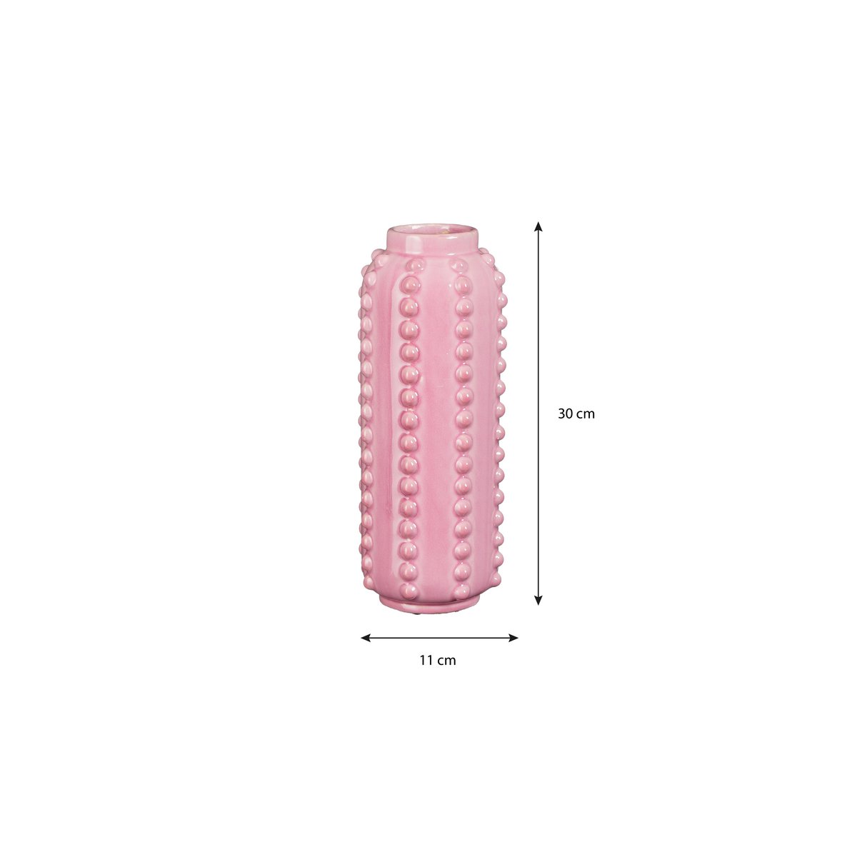 Boaz Vaas - H30 x Ø11 cm - Keramiek - Roze