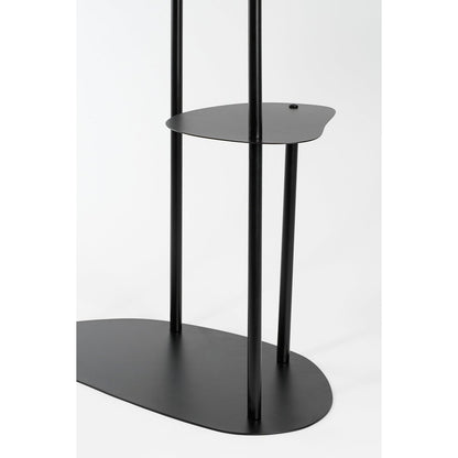 Fonda Plantentafel - L48 x B27 x H100 cm - Metaal - Zwart
