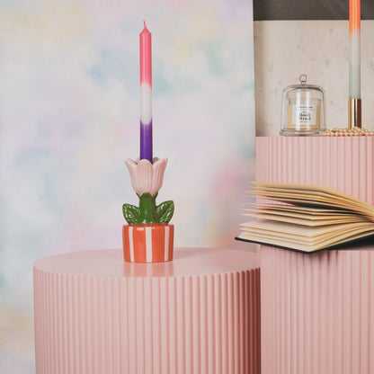 Taps - dipdye - was - roze/wit/paars - S4