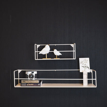 Wandplanken - Metaal - Zand - S2 - 40x14x16 | 80x14x16cm