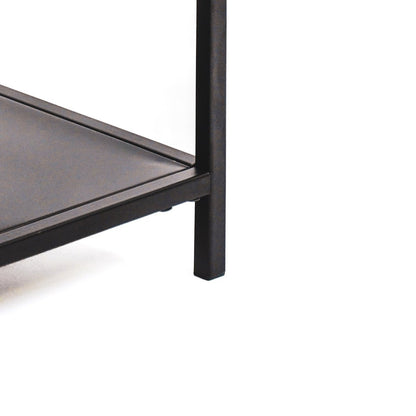 Kast - Metaal - Zwart - 100x35x75cm