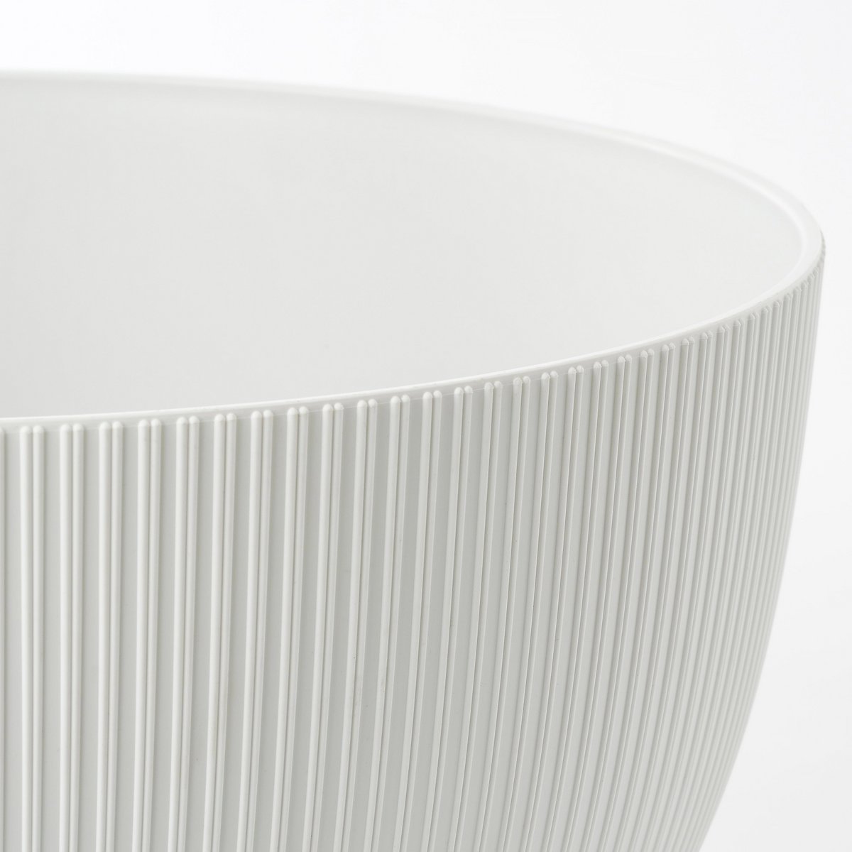Doppio Bloempot op Poten - H21 x Ø40 cm - Gerecycled Plastic - FSC Mix - Wit