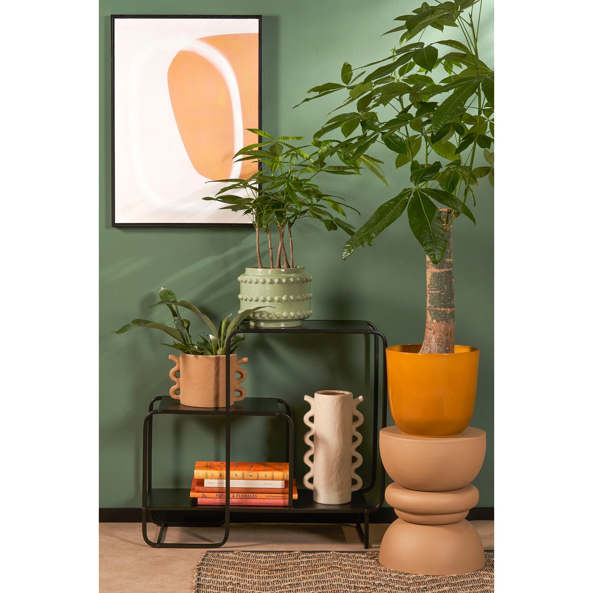 Jules Wandkast - L70 x B30 x H76 cm - Metaal - Zwart
