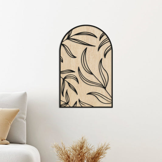 | FRAMED | Leaves bow | 27 x 42 cm