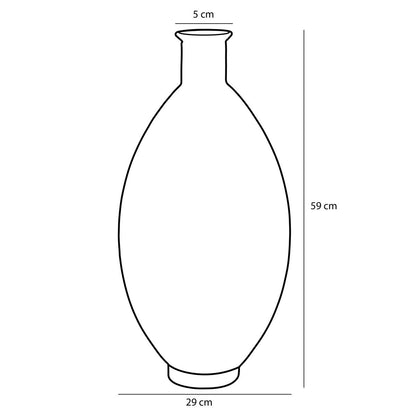 Decoratieve Fles Firenza Lichtroze