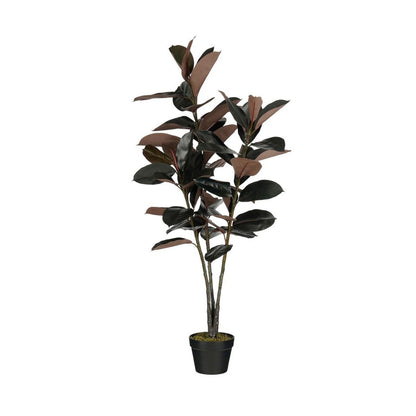 Kunstplant Rubberplant Rood