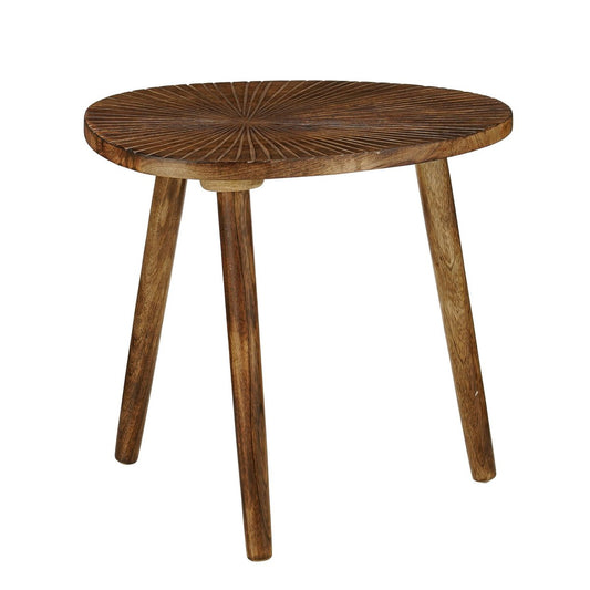 Bijzettafel Pomante Donkerbruin