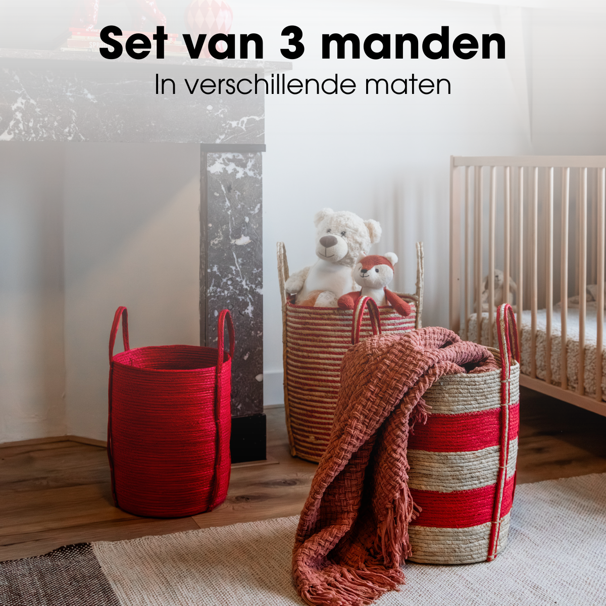 Plantenbak Brooklyn Rood