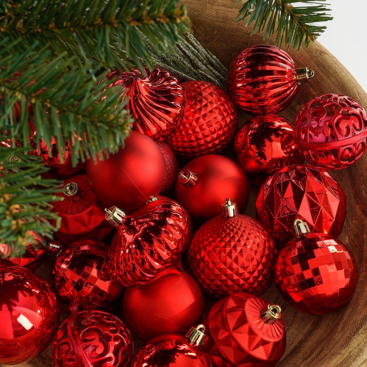Kerstbal Unbreakable Baubles Rood