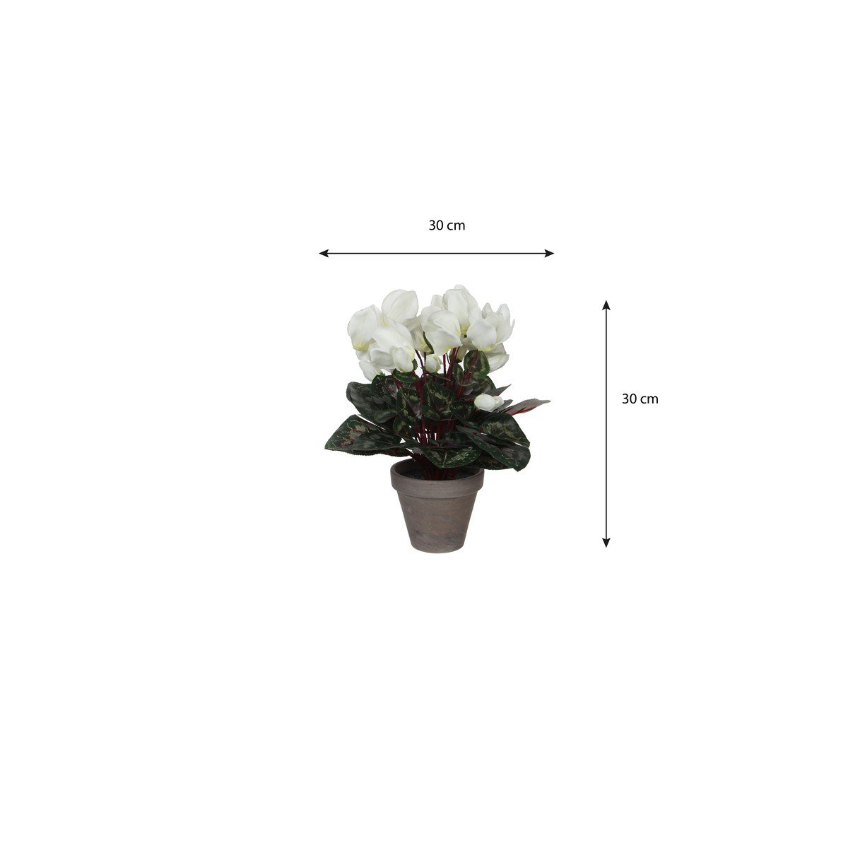 Kunstplant Cyclamen Wit