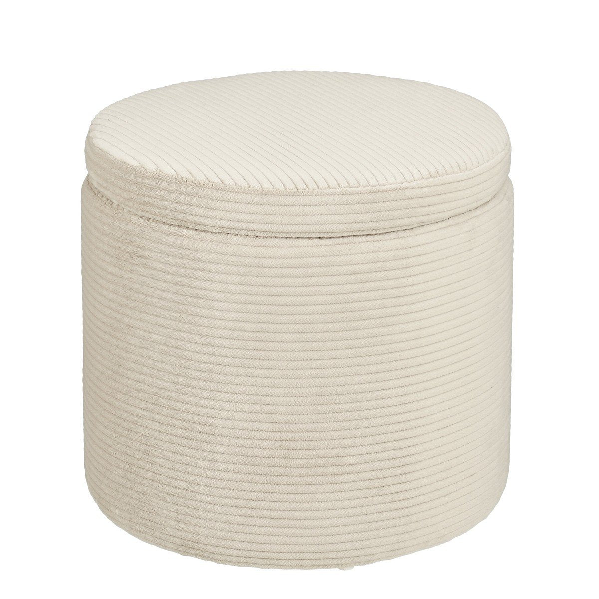 Poef Pouffe Gebroken Wit