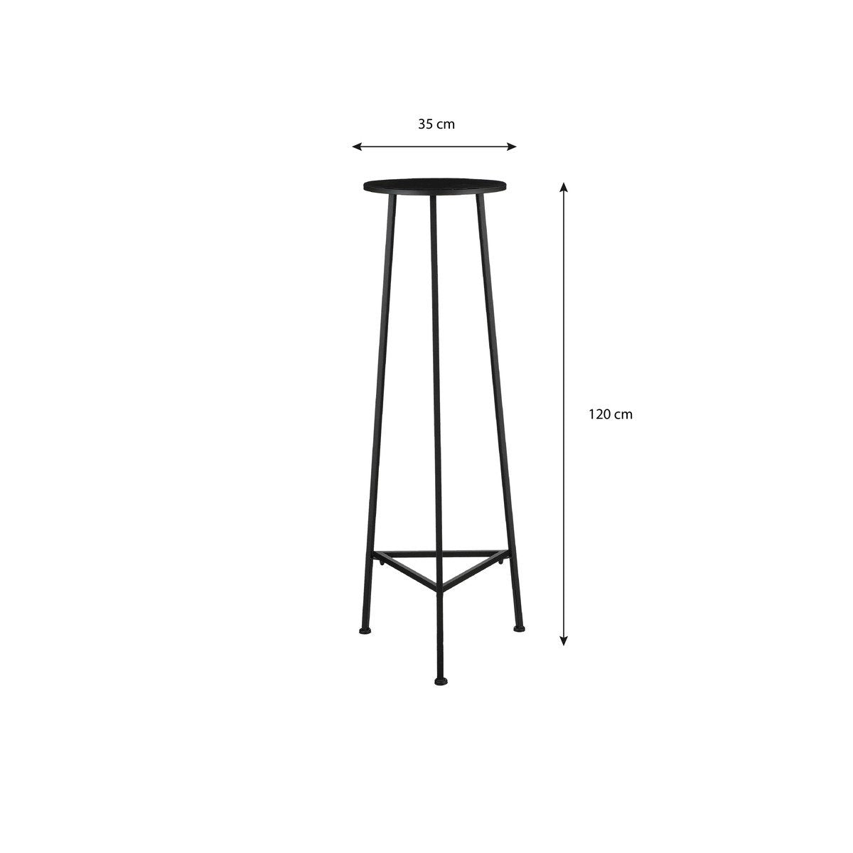 Plantentafel Adine Zwart