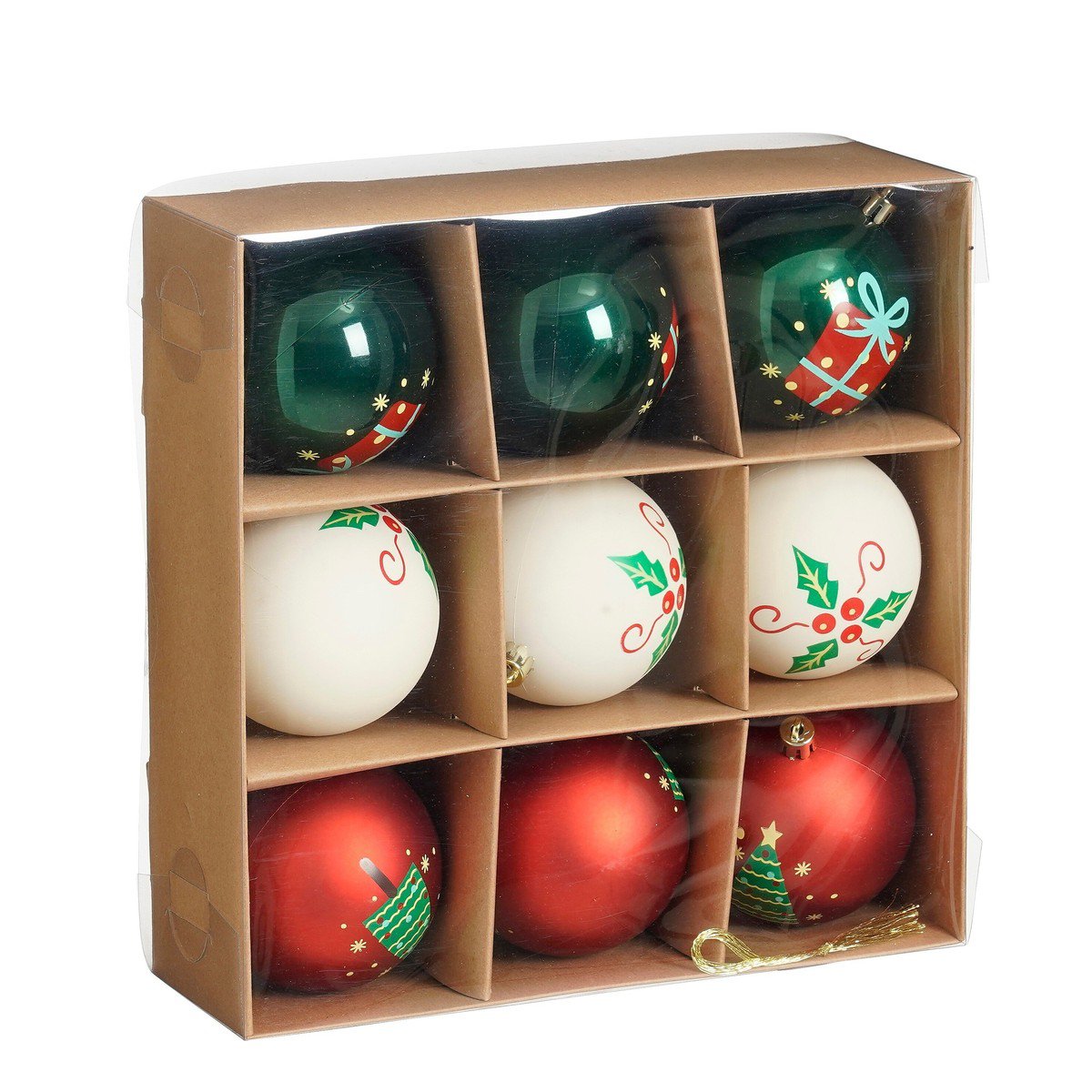 Kerstbal  Meerkleurig