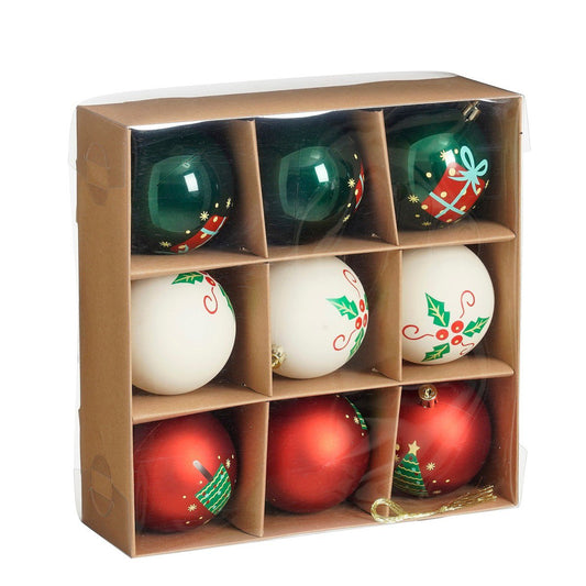 Kerstbal  Meerkleurig