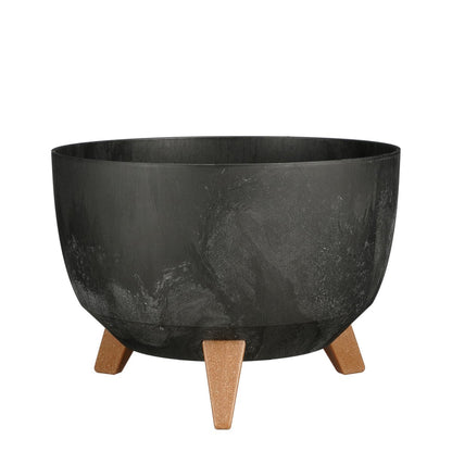 Plantenbak Doppio Zwart