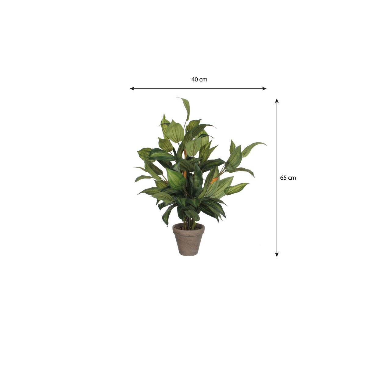 Kunstplant Hosta Groen