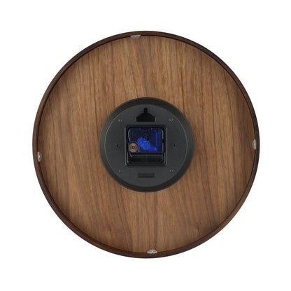 Wandklok - 35 Cm - Hout - 'Wood Wood Medium'