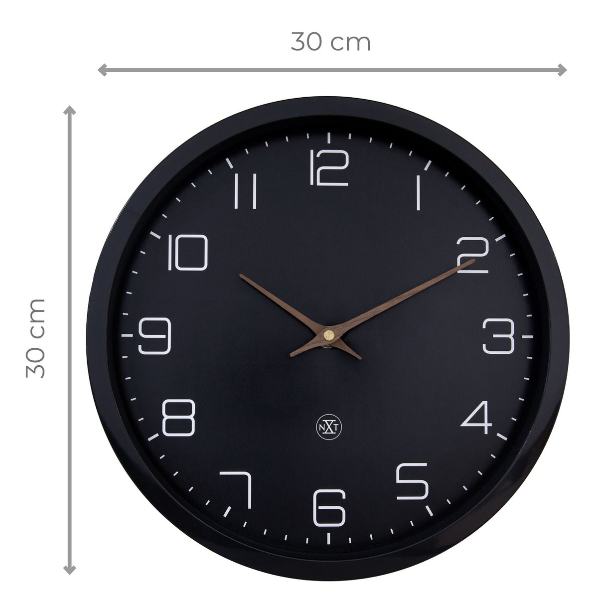 Wandklok 30Cm-Silent-Paper & Bioplastic-Nxt 'Eco'