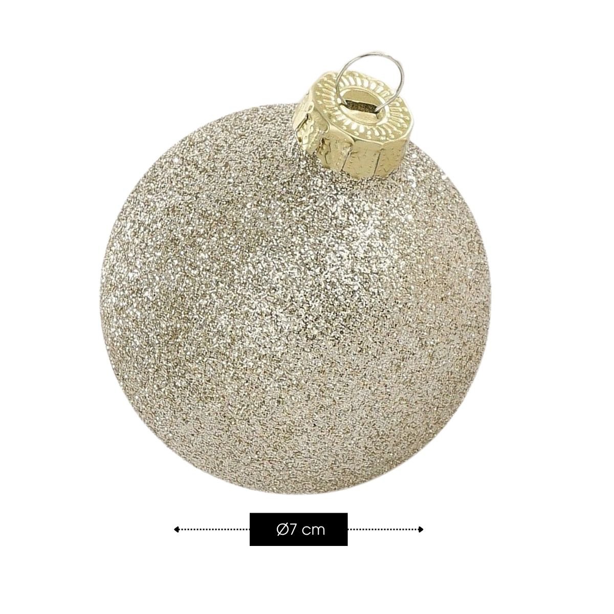 Kerstbal Glass Baubles Goud