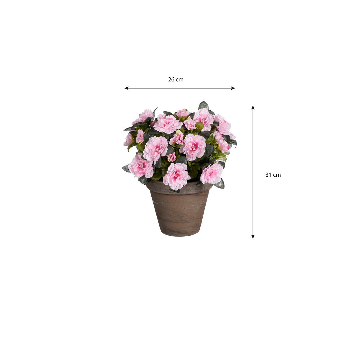 Kunstplant Azalea Roze