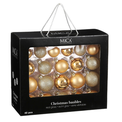Kerstbal Glass Baubles Goud