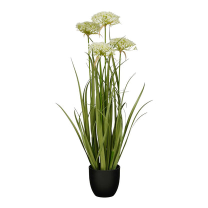 Kunstplant Siergras Wit