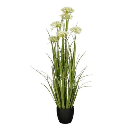 Kunstplant Siergras Wit