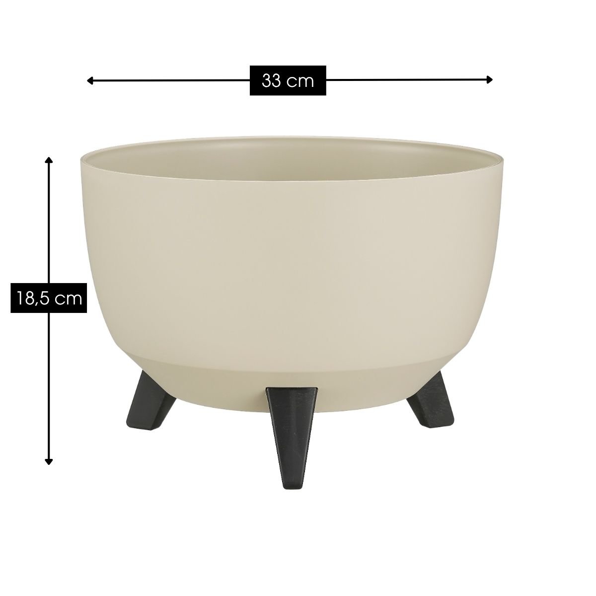 Plantenbak Doppio Beige