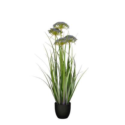 Kunstplant Ziergras Paars