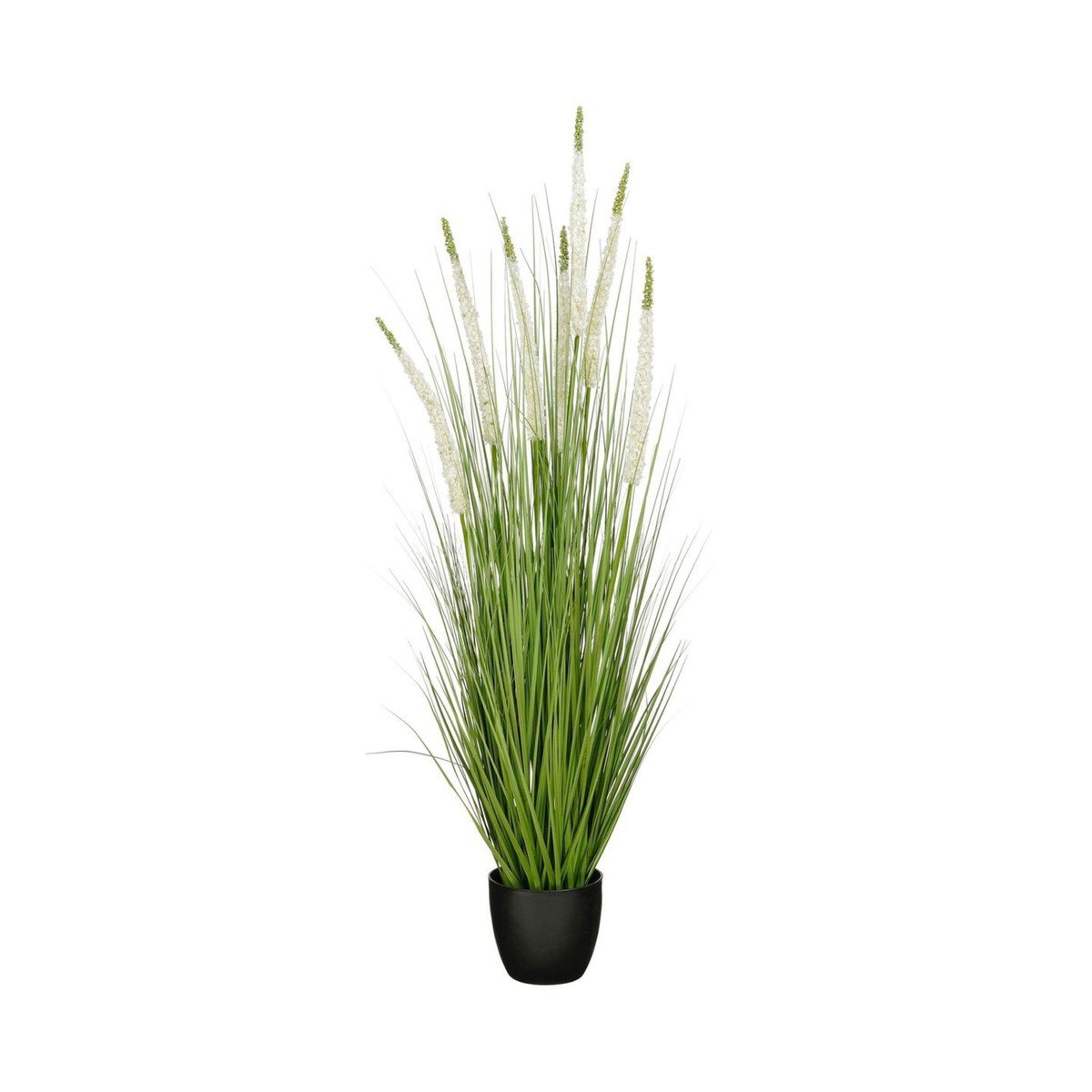 Kunstplant Ziergras Wit
