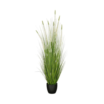 Kunstplant Ziergras Wit