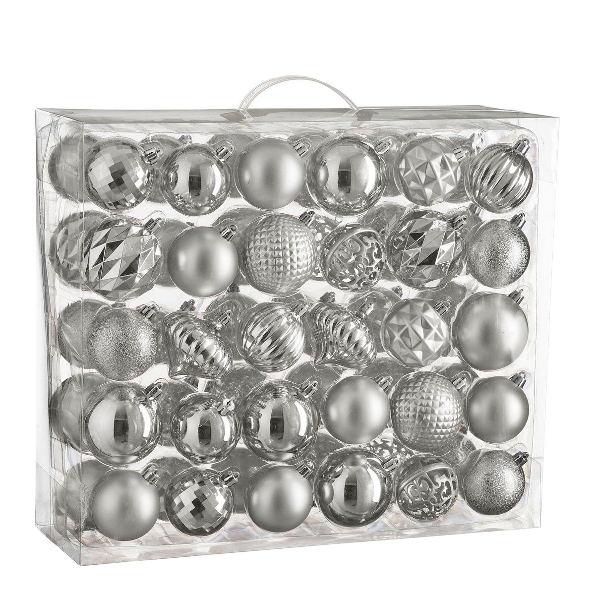 Kerstbal Unbreakable Baubles Zilver