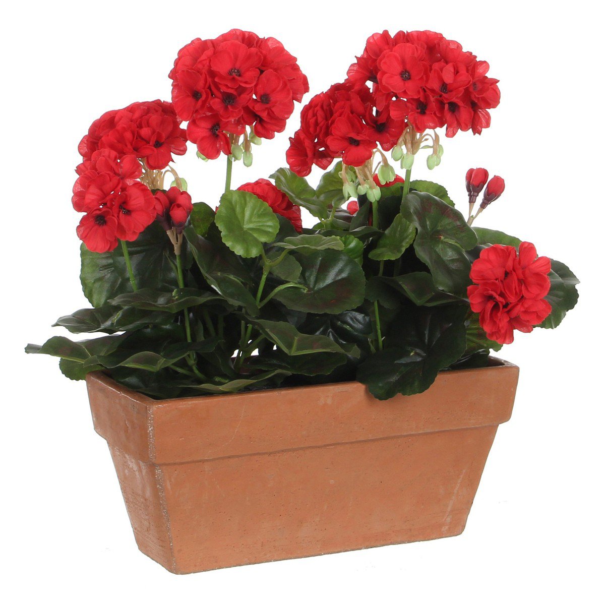 Kunstplant Geranium Rood