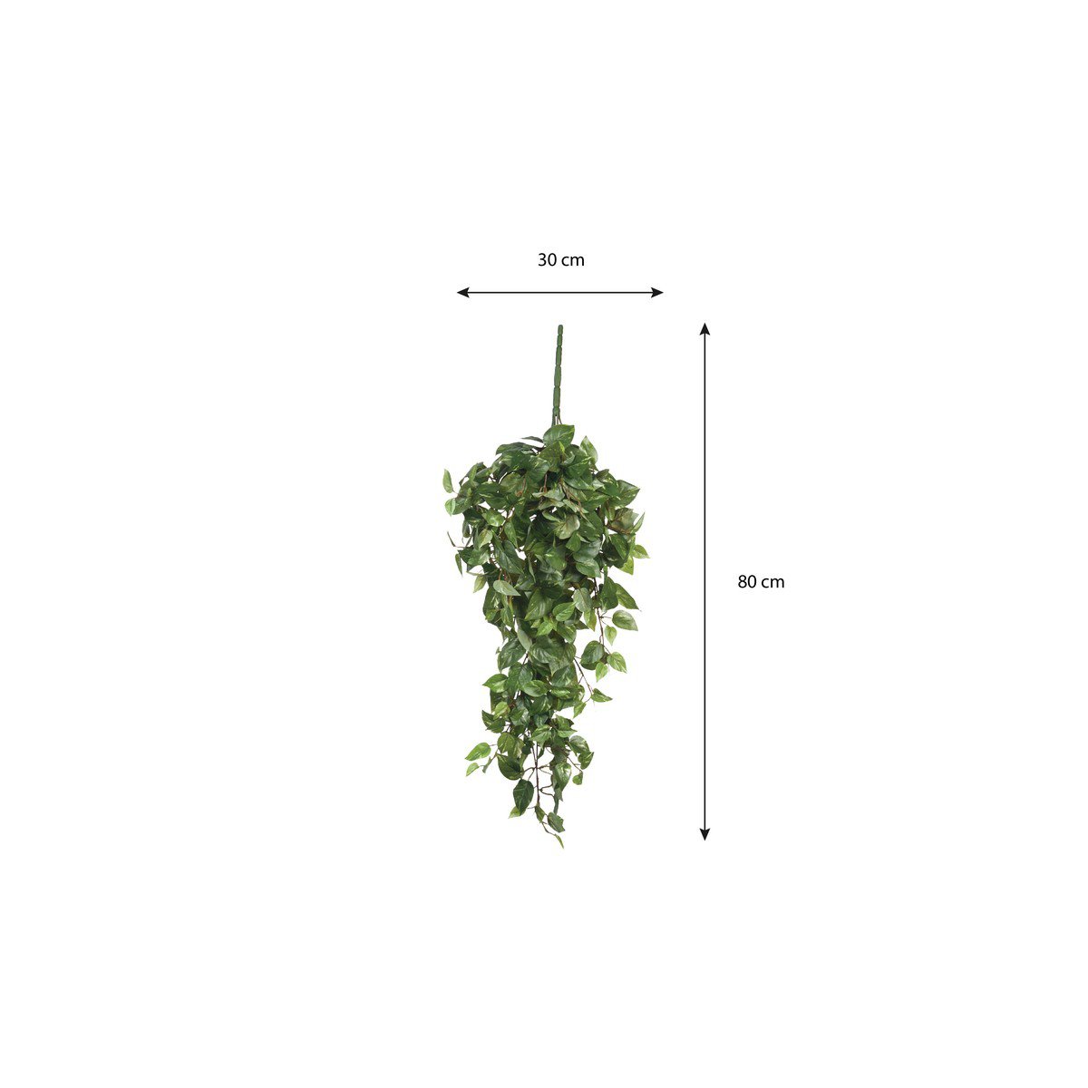Kunstplant Scindapsus Hanging Groen