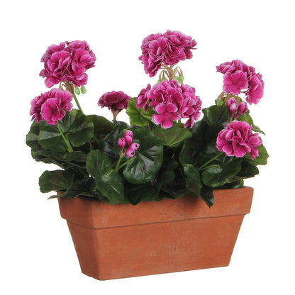 Kunstplant Geranium Roze