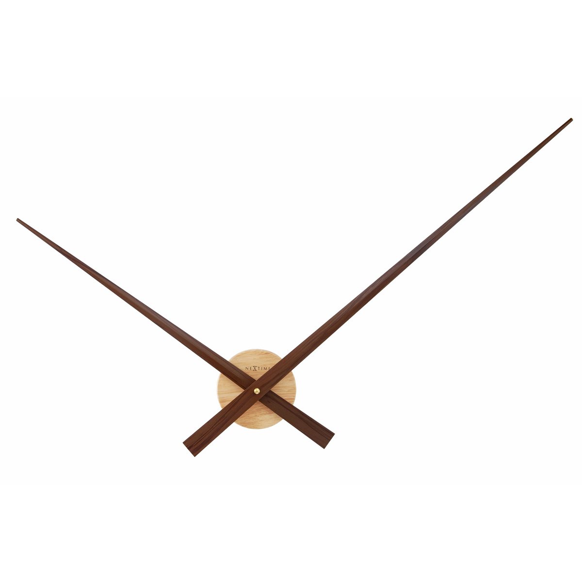 Grote Wandklok 85Cm-Aluminium-Nextime 'Hands'
